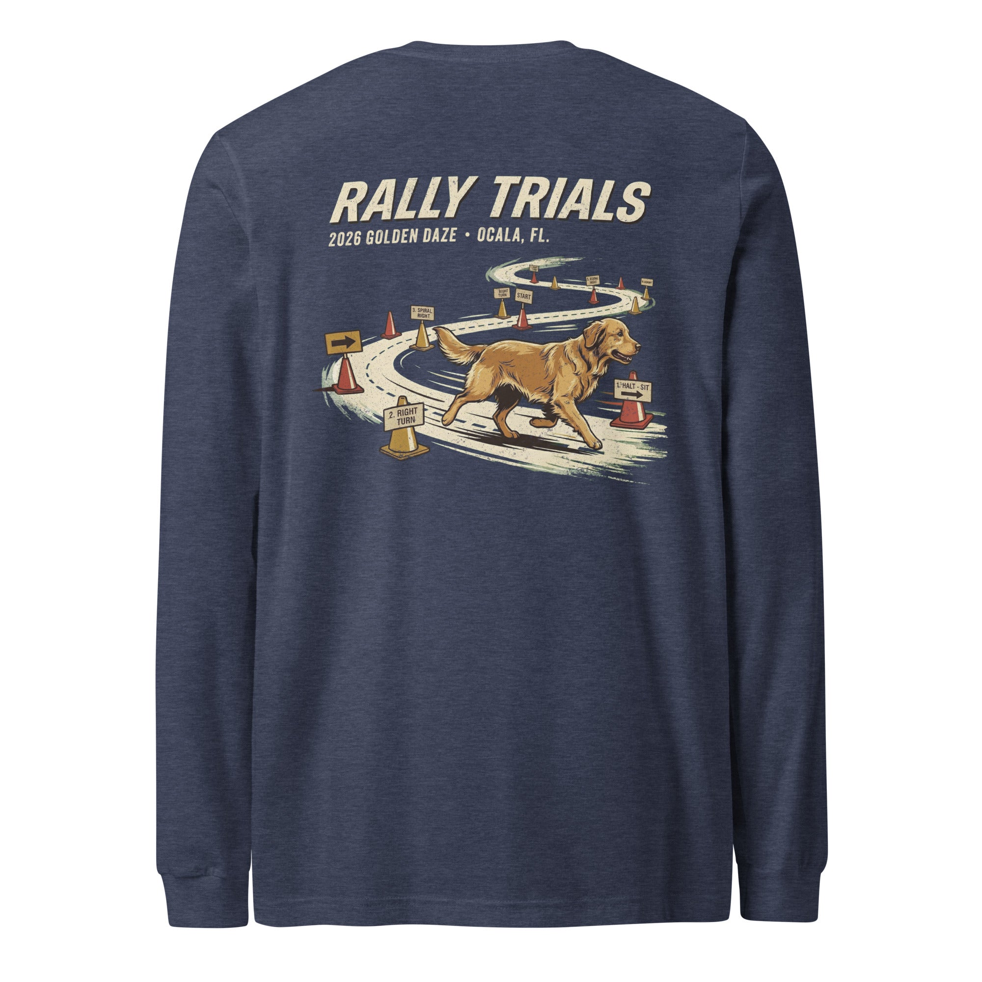 Golden Daze Rally Trials Unisex Long Sleeve Tee