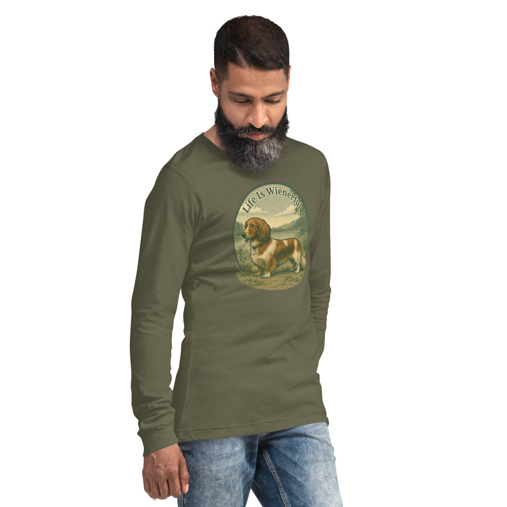 Life is Wienerful Unisex Long Sleeve Tee