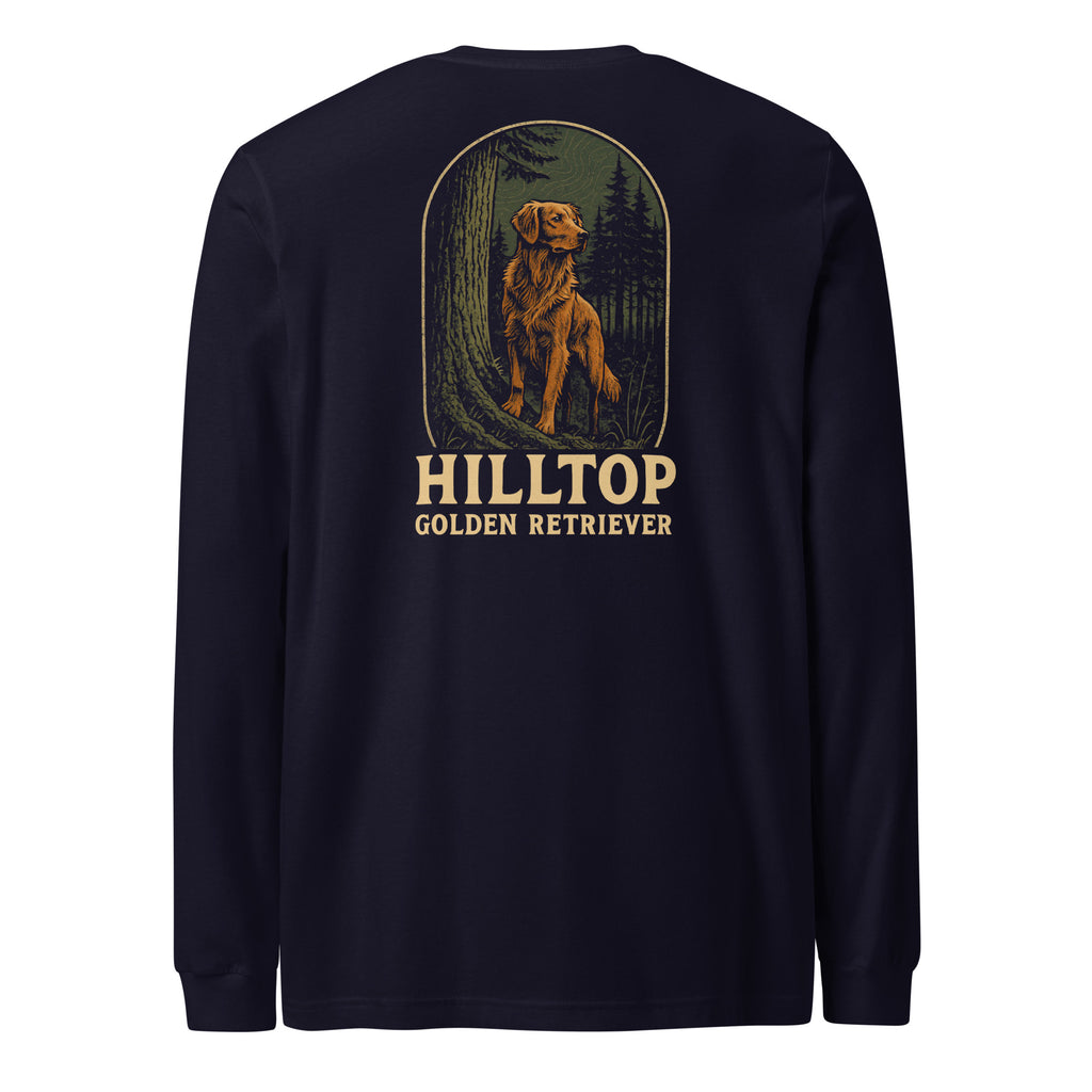 Hilltop Golden Retriever Unisex Long Sleeve Tee