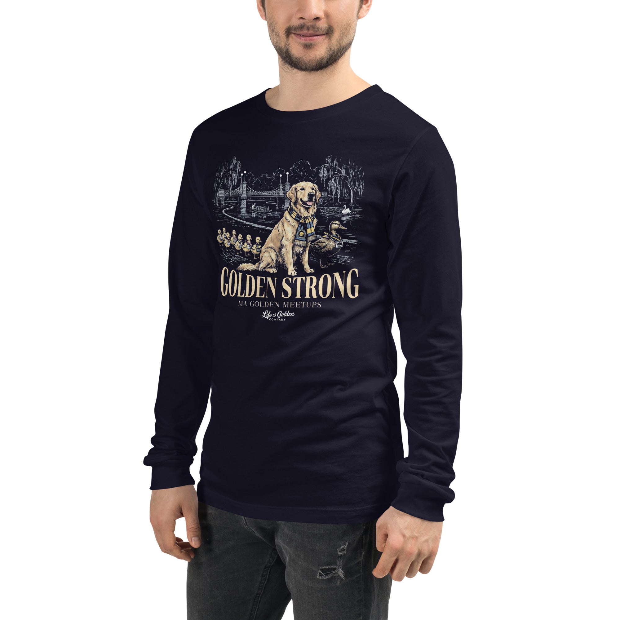 Make Way For Goldens Unisex Long Sleeve Tee