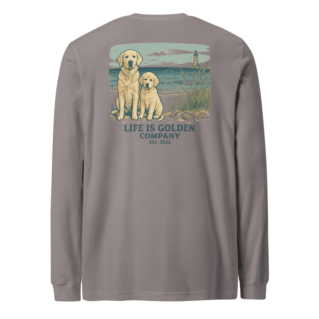 Beach Day Pups Unisex Long Sleeve Tee