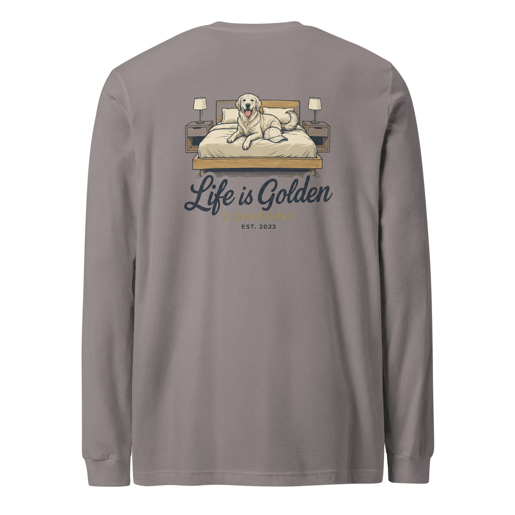 Stay Cozy, Stay Golden Unisex Long Sleeve Tee