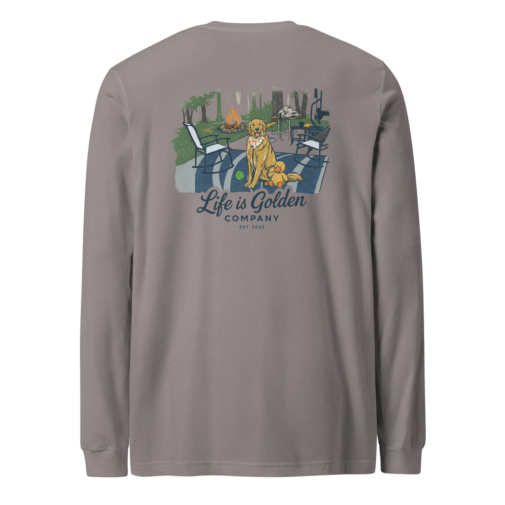 Playful Campsite Unisex Long Sleeve Tee