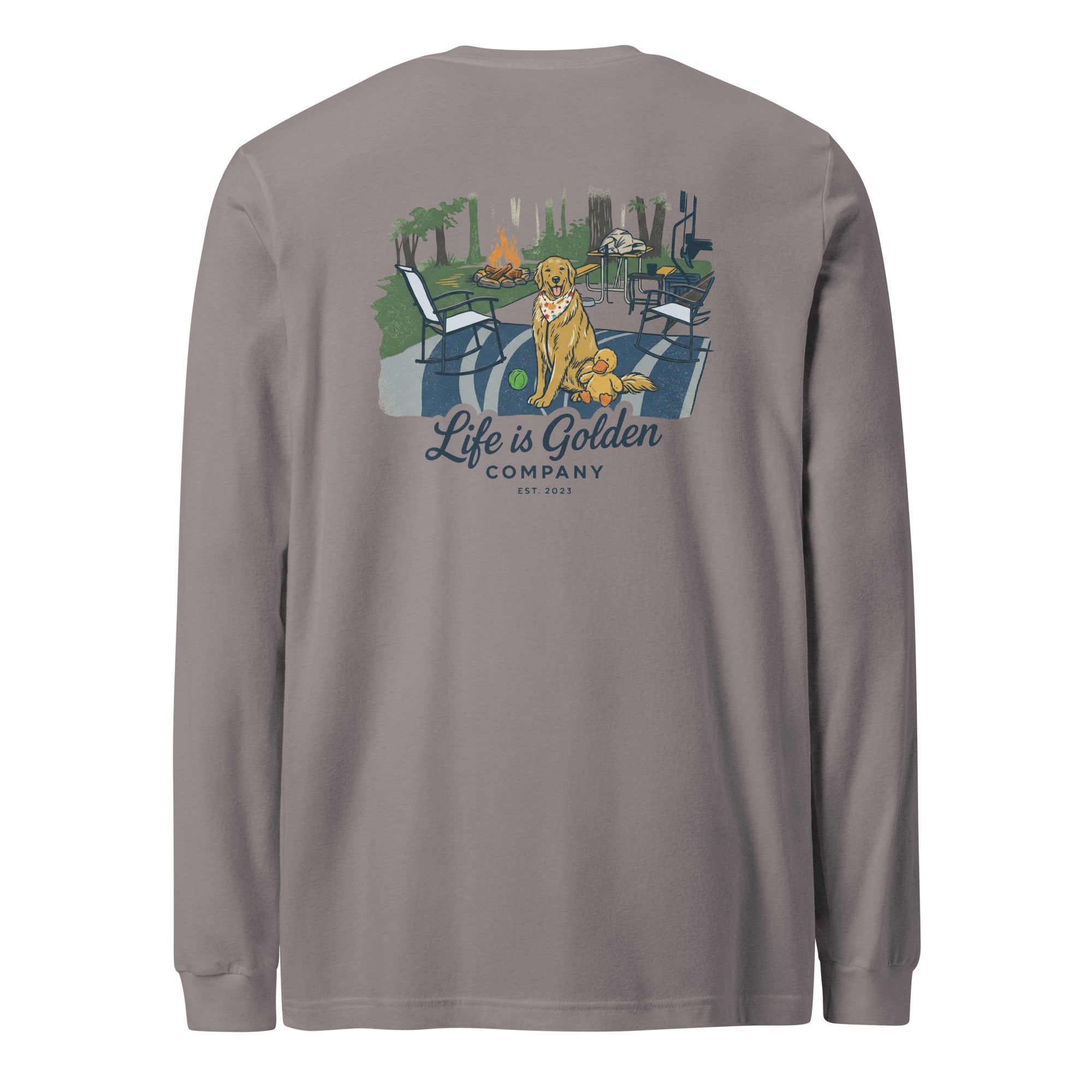 Playful Campsite Unisex Long Sleeve Tee