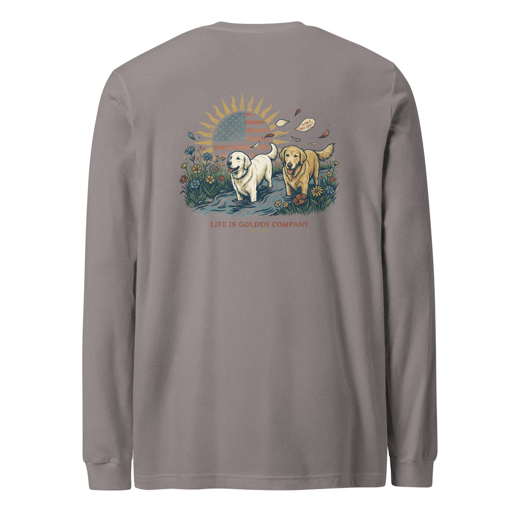 Flynn &amp; Miss Violet Unisex Long Sleeve Tee