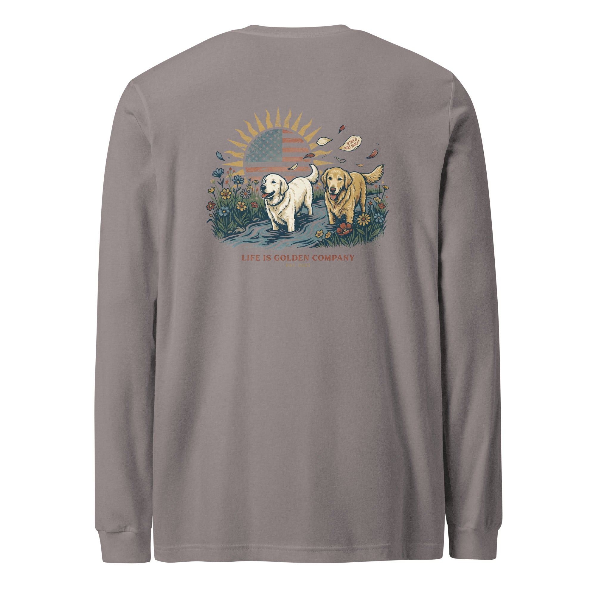 Flynn &amp; Miss Violet Unisex Long Sleeve Tee
