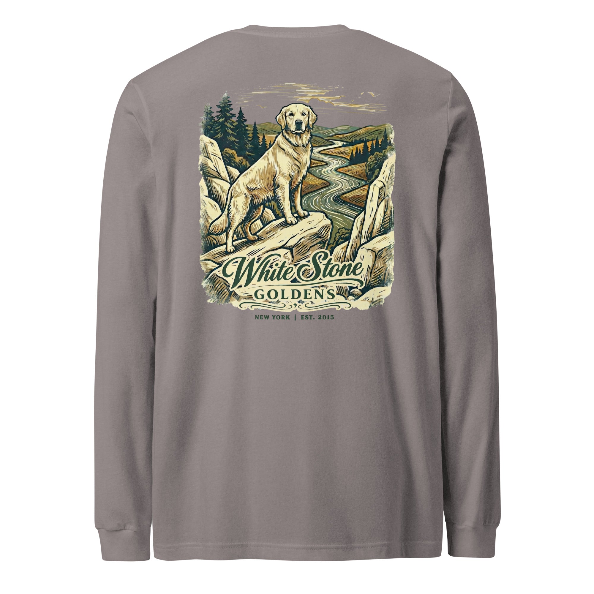 White Stone Goldens Unisex Long Sleeve Tee