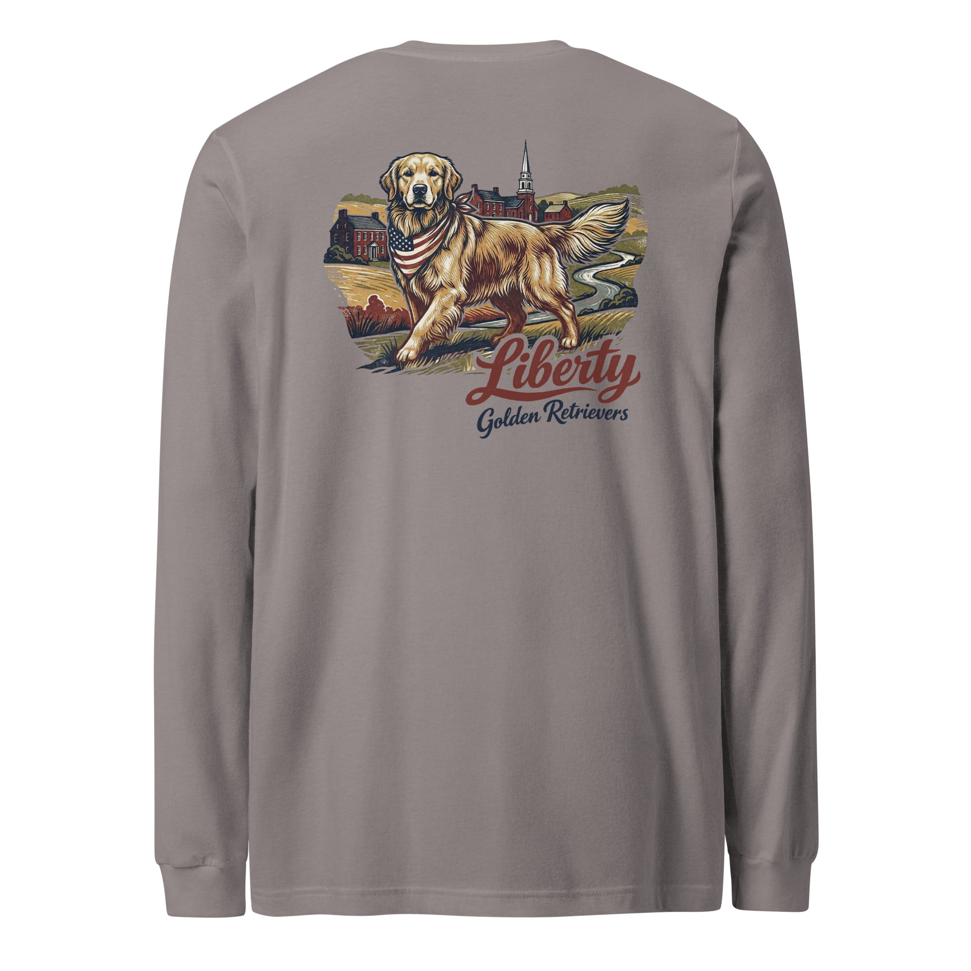 Liberty Golden Retrievers Unisex Long Sleeve Tee