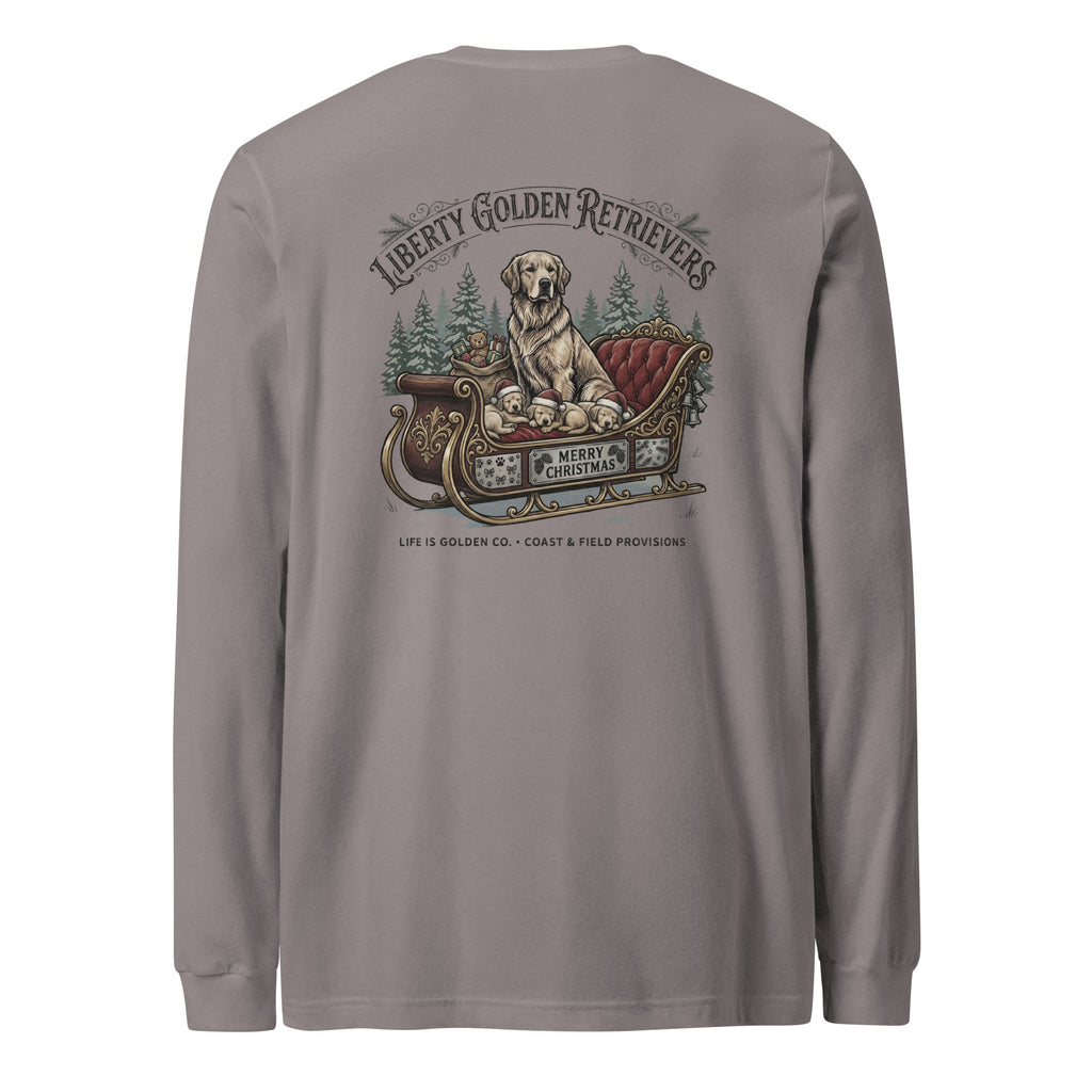 Liberty Goldens Christmas Unisex Long Sleeve Tee