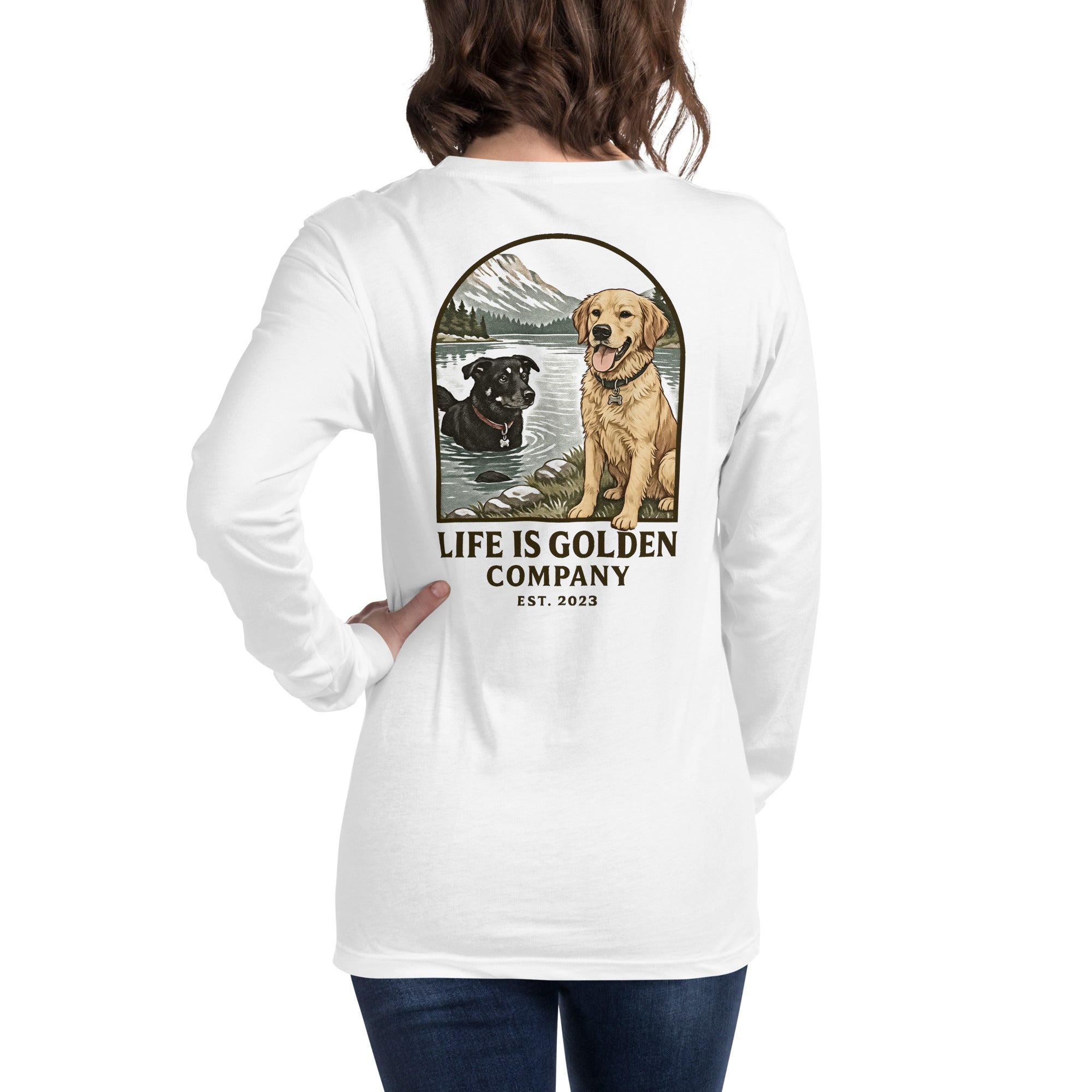 Mountain Swim Unisex Long Sleeve Tee