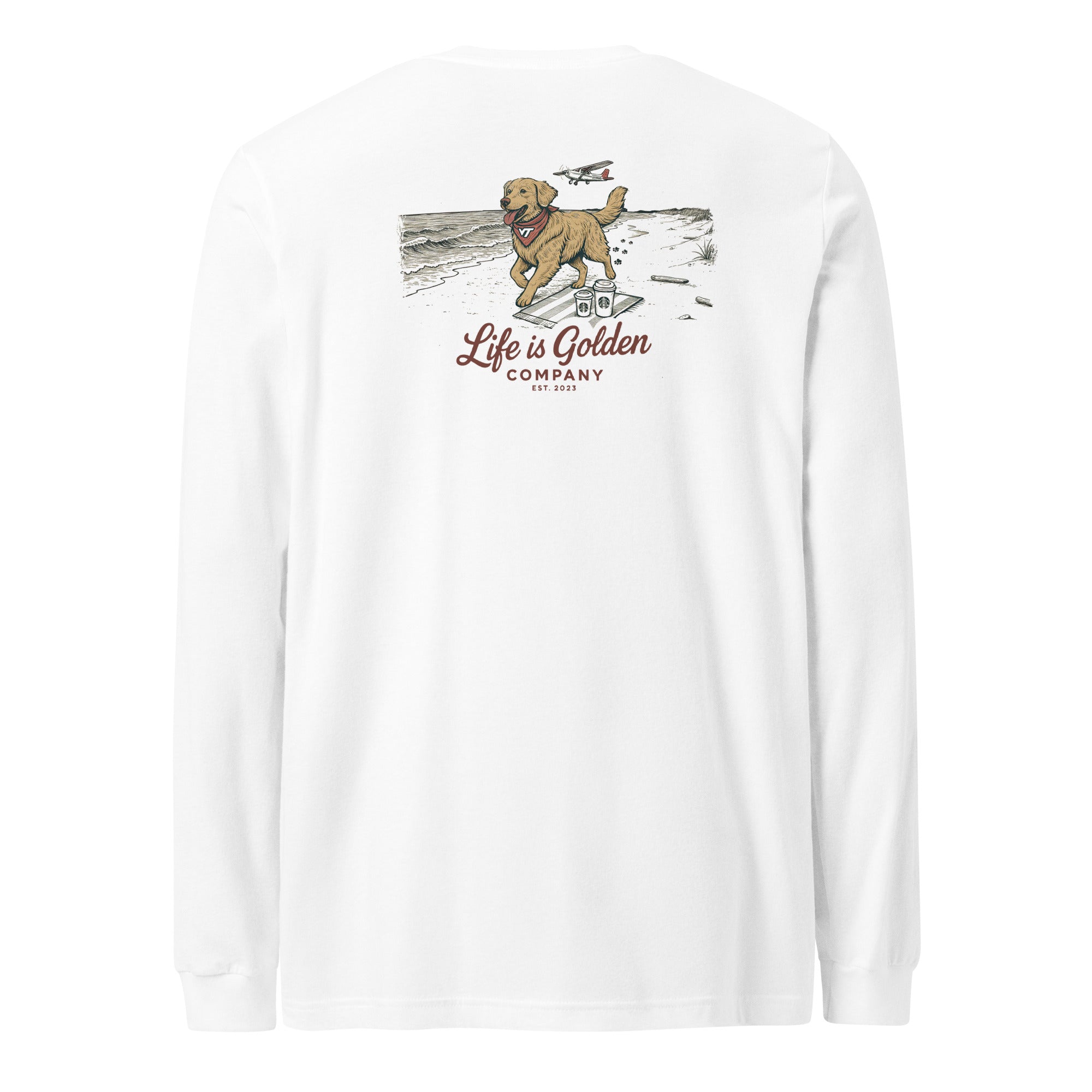 VT Beach Run Long Sleeve Tee