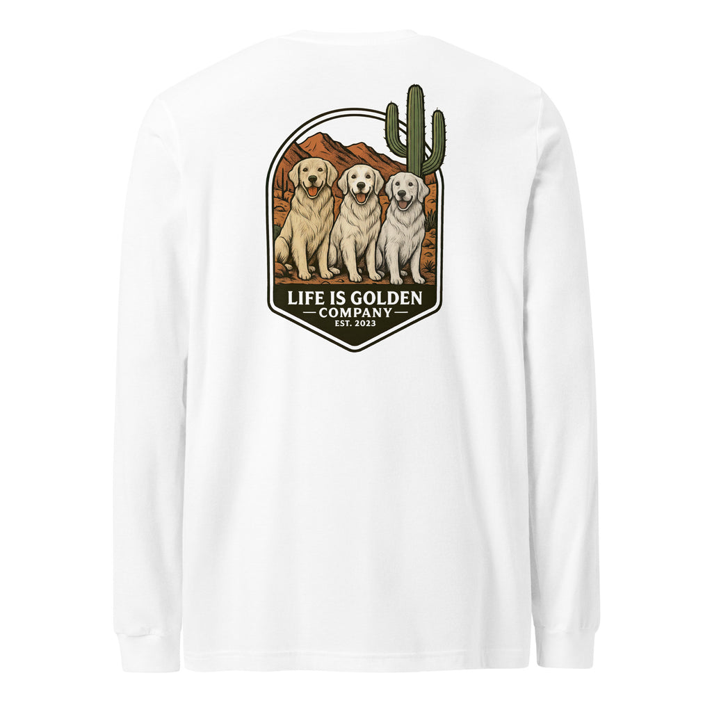 Desert Trails, Golden Tails Long Sleeve Tee