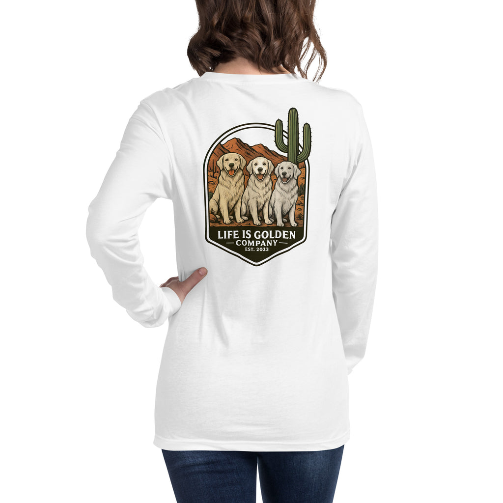 Desert Trails, Golden Tails Long Sleeve Tee