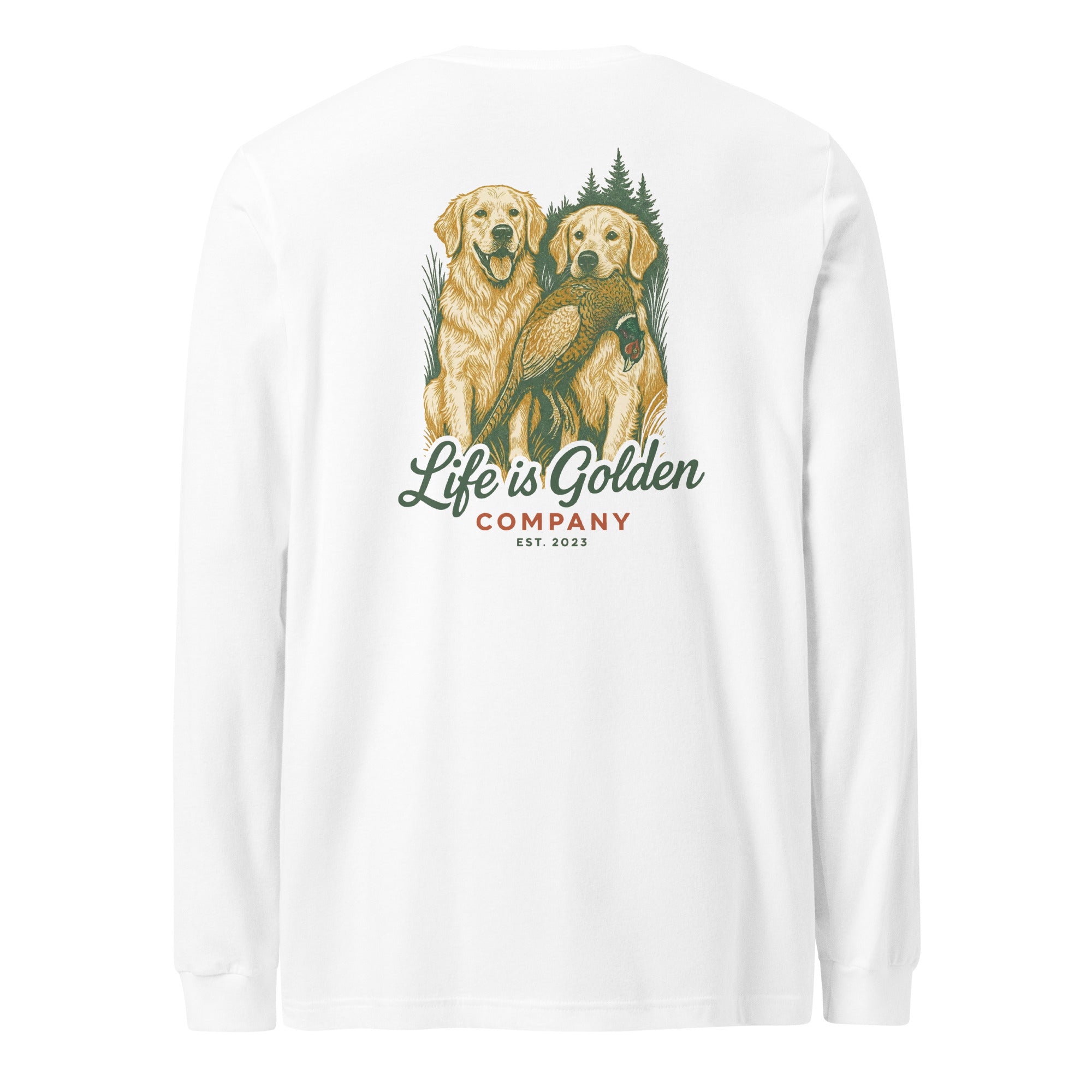 Pheasant Retrievers Unisex Long Sleeve Tee
