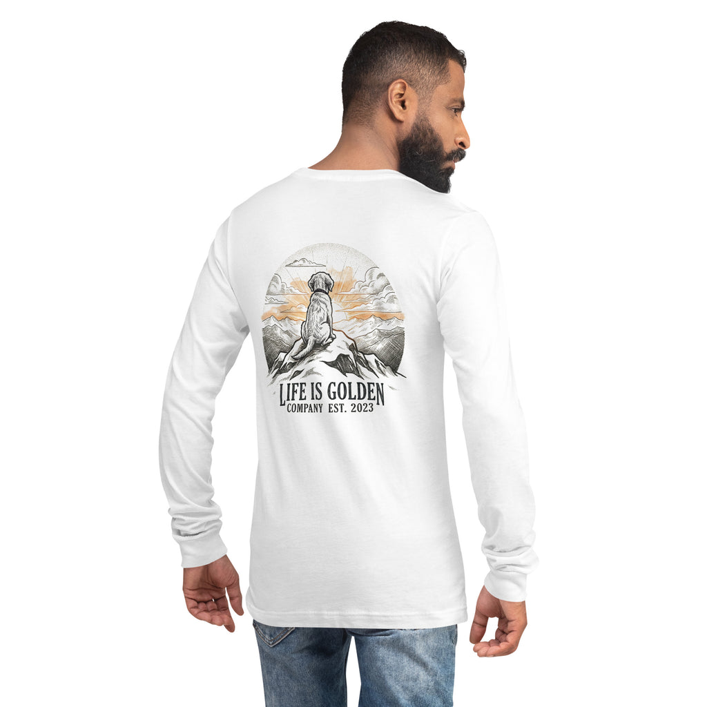 Mountain Sunset Unisex Long Sleeve Tee