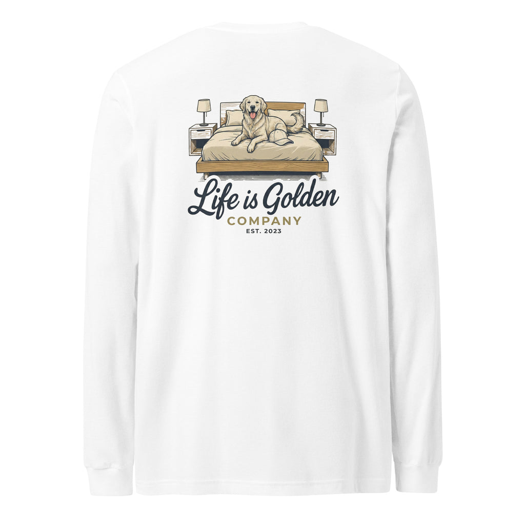 Stay Cozy, Stay Golden Unisex Long Sleeve Tee