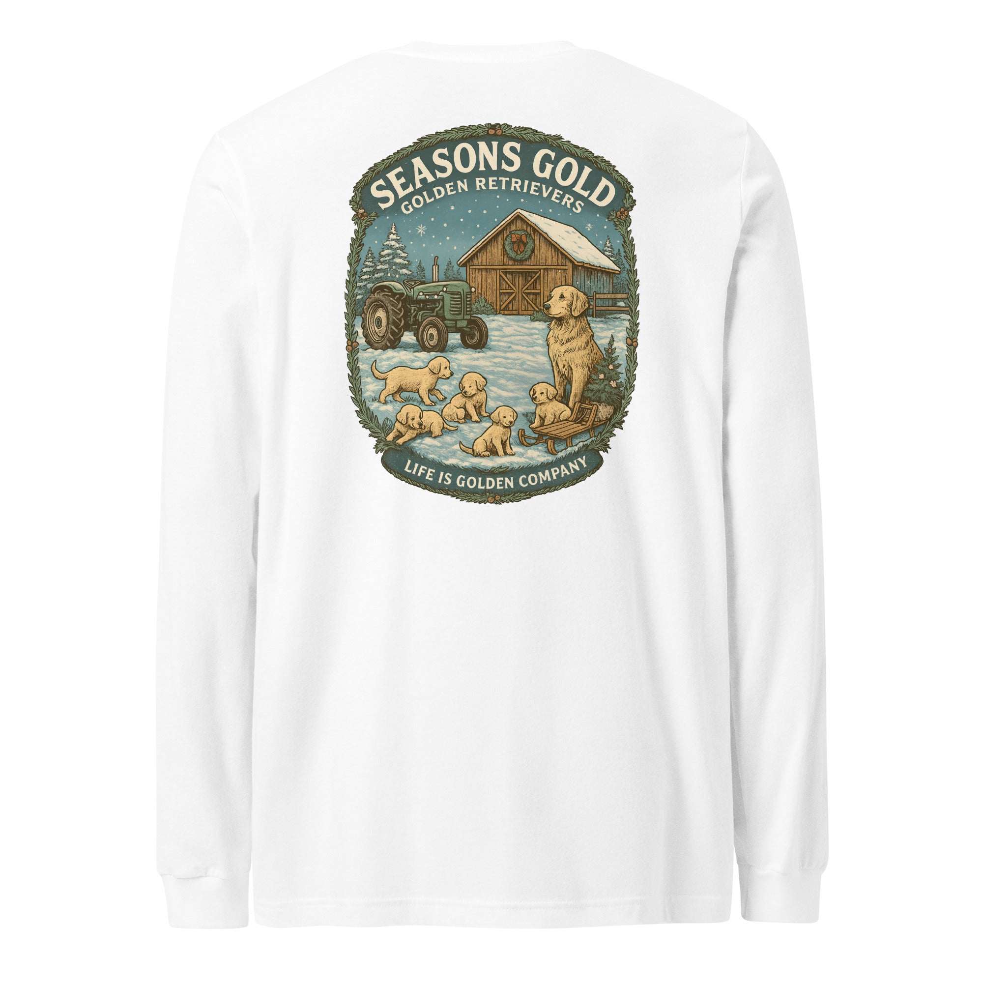 Seasons Gold Winter Unisex Long Sleeve Tee