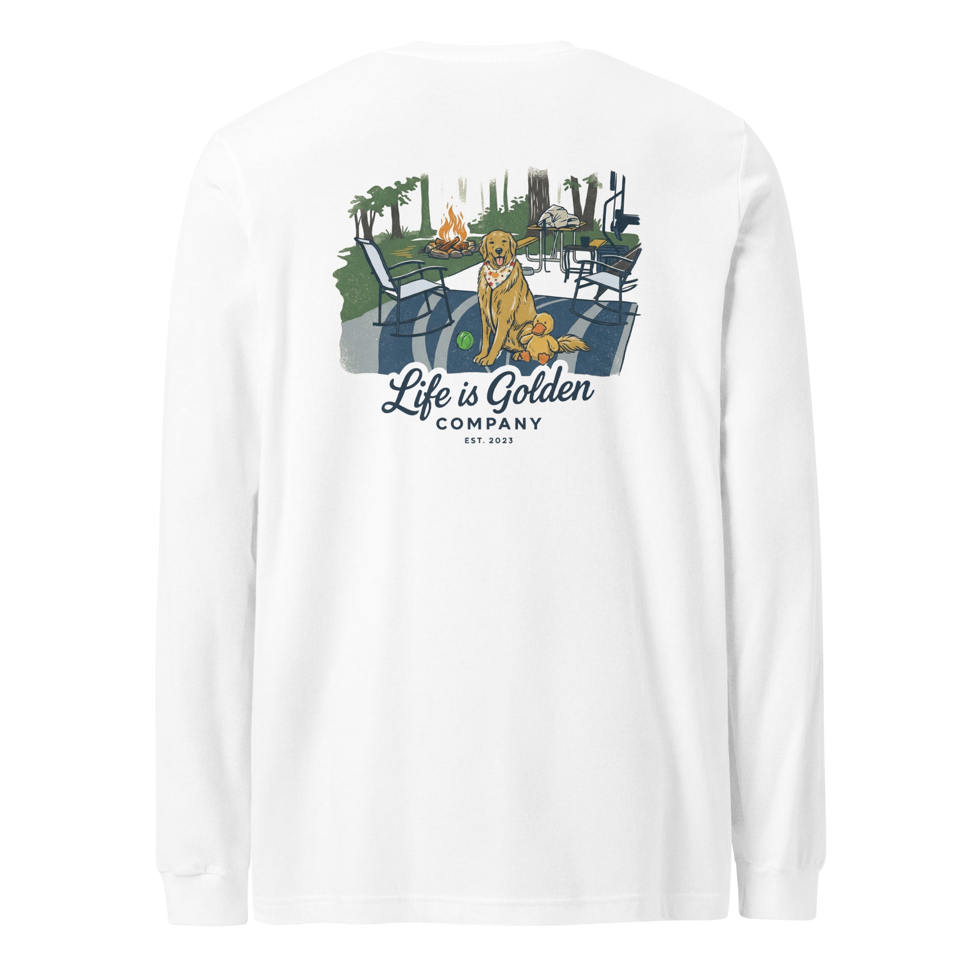 Playful Campsite Unisex Long Sleeve Tee