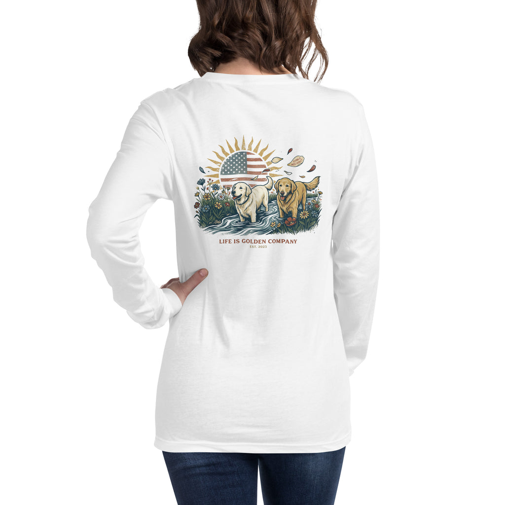 Flynn &amp; Miss Violet Unisex Long Sleeve Tee