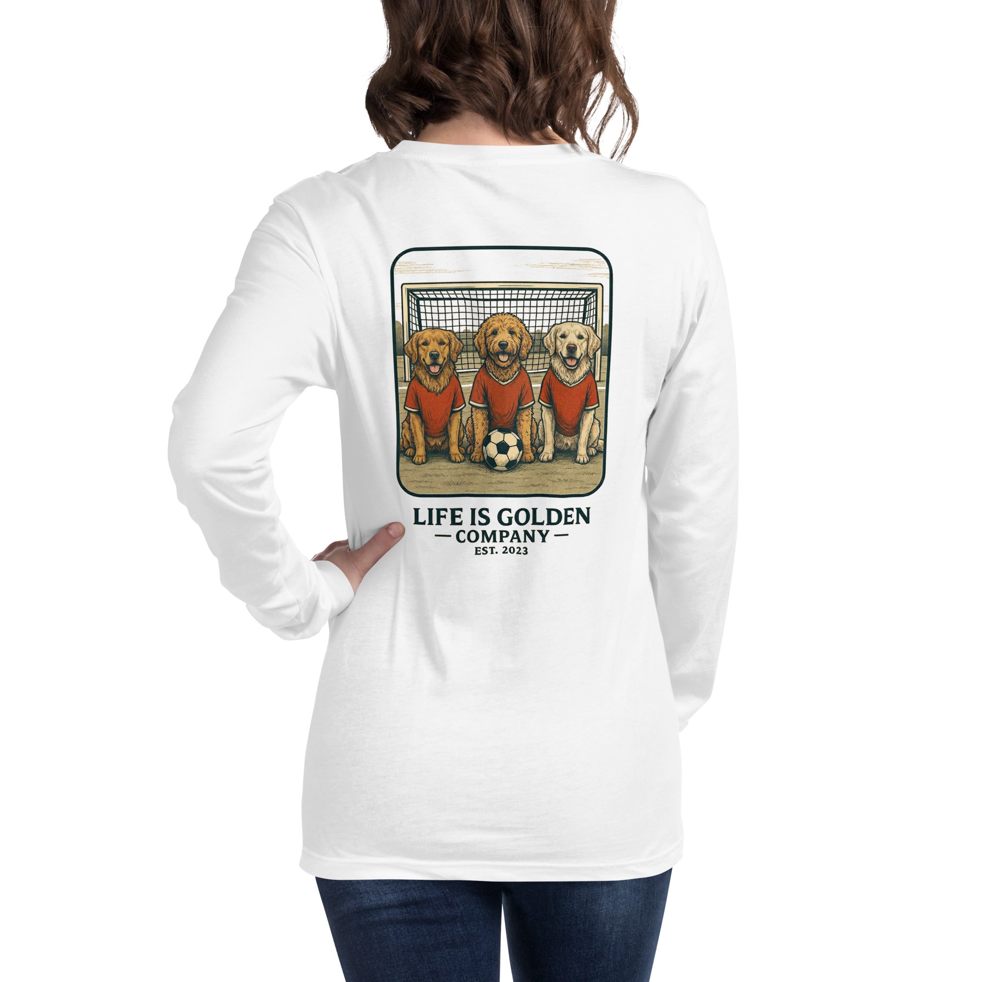 Golden United Doodle Unisex Long Sleeve Tee