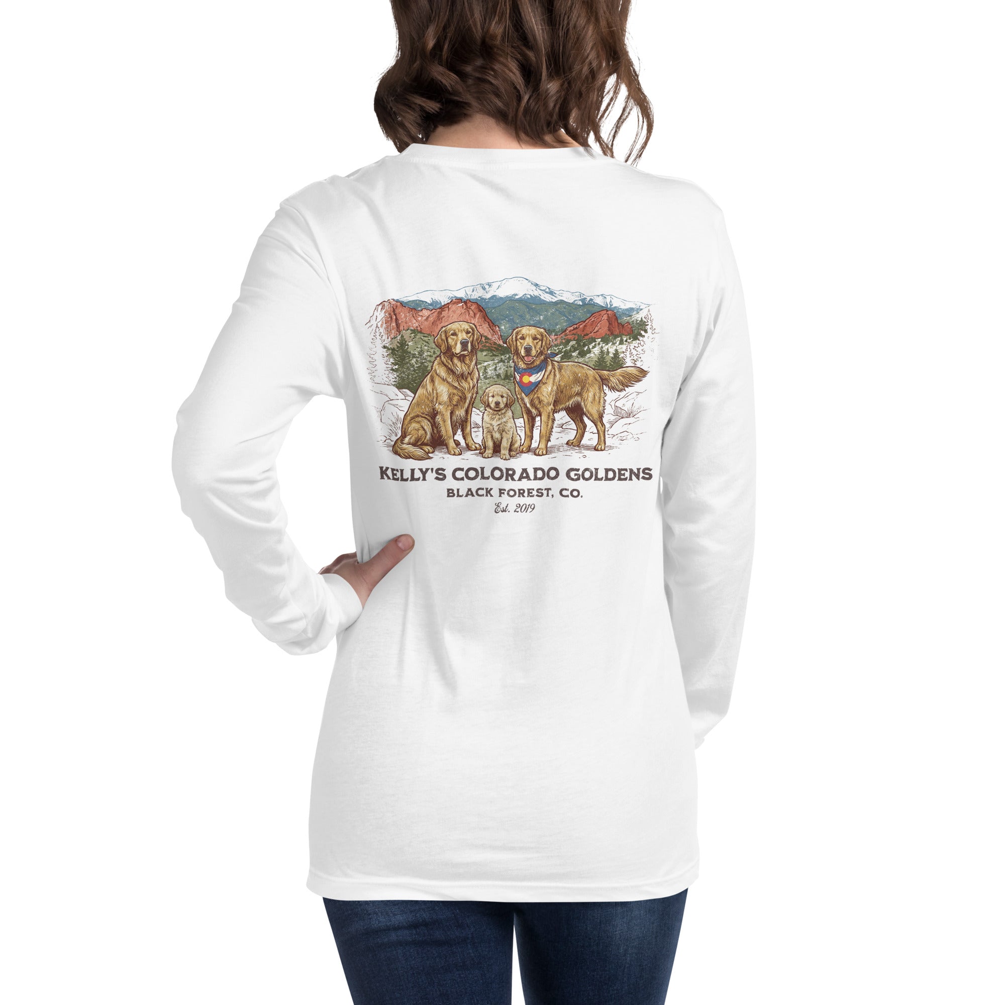 Kelly's CO Goldens Unisex Long Sleeve Tee