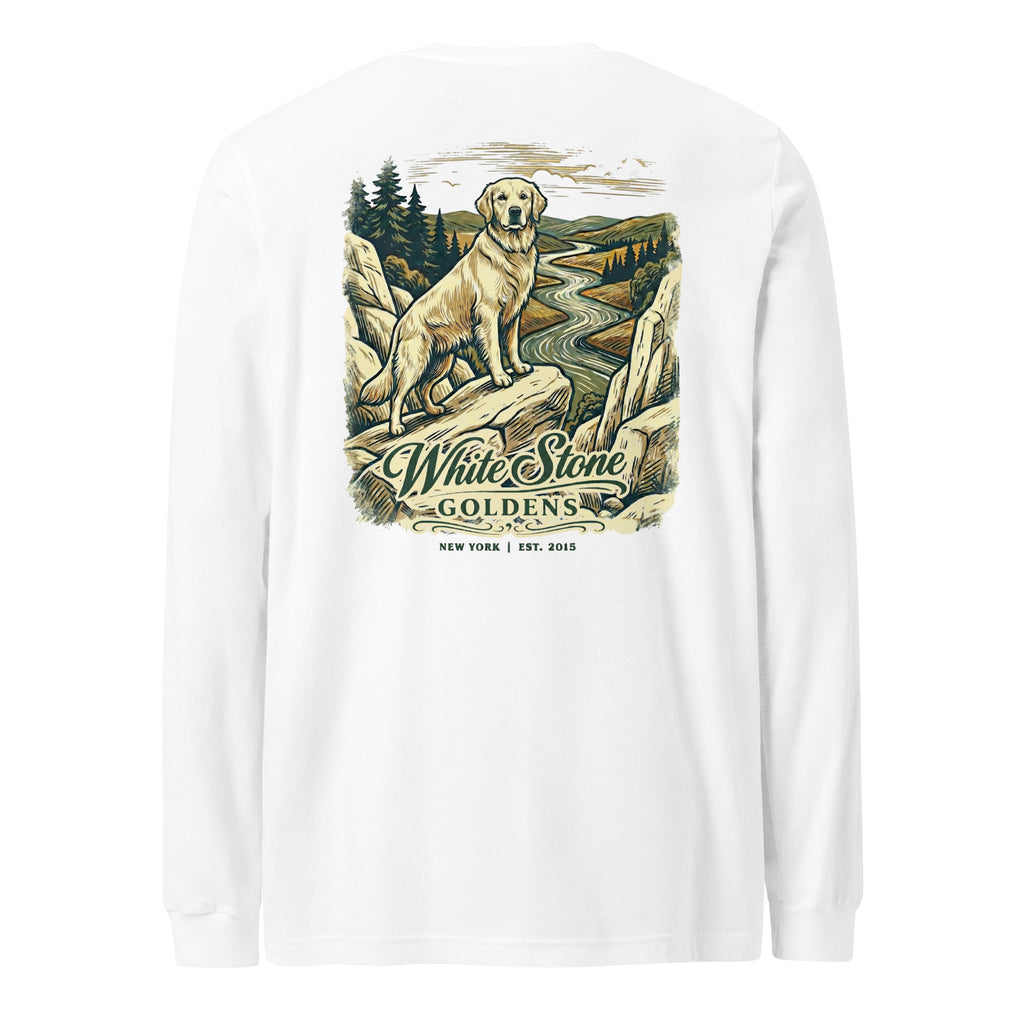 White Stone Goldens Unisex Long Sleeve Tee