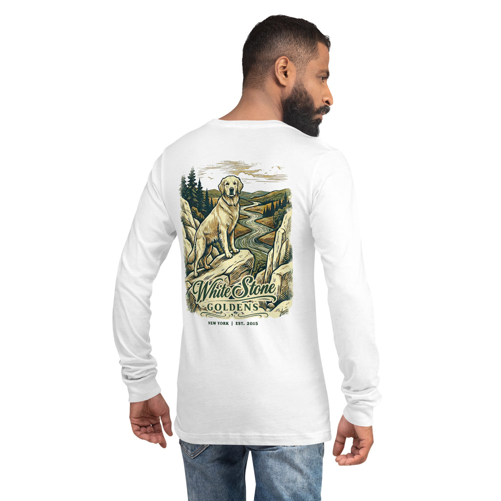 White Stone Goldens Unisex Long Sleeve Tee