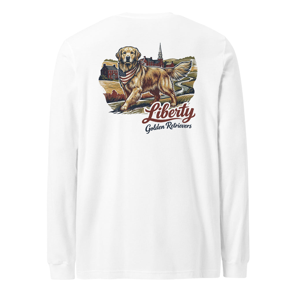 Liberty Golden Retrievers Unisex Long Sleeve Tee