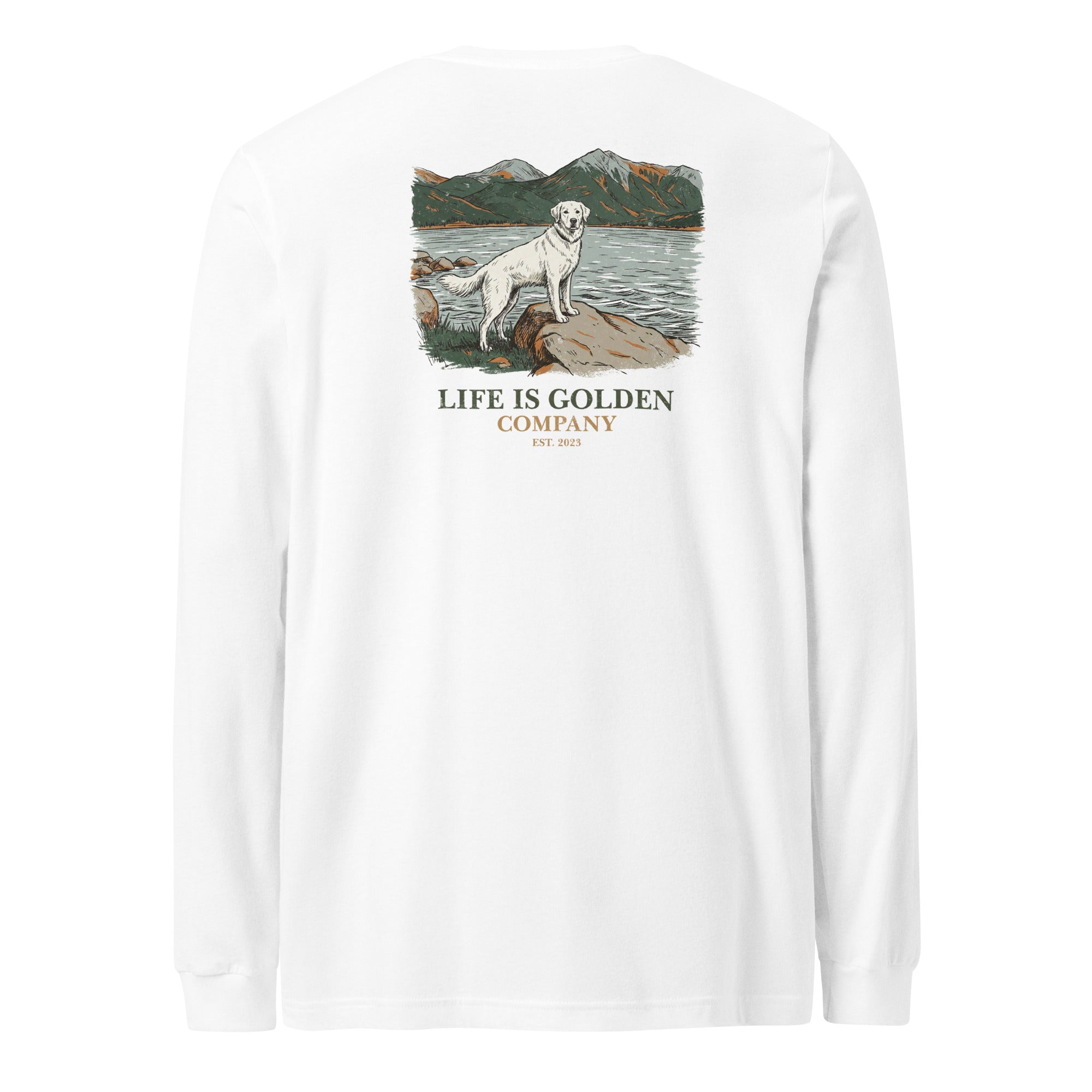 Lake Side Cream Golden Long Sleeve Tee II
