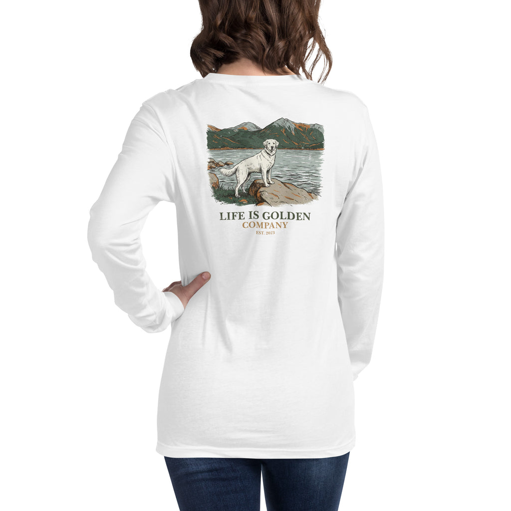 Lake Side Cream Golden Long Sleeve Tee II