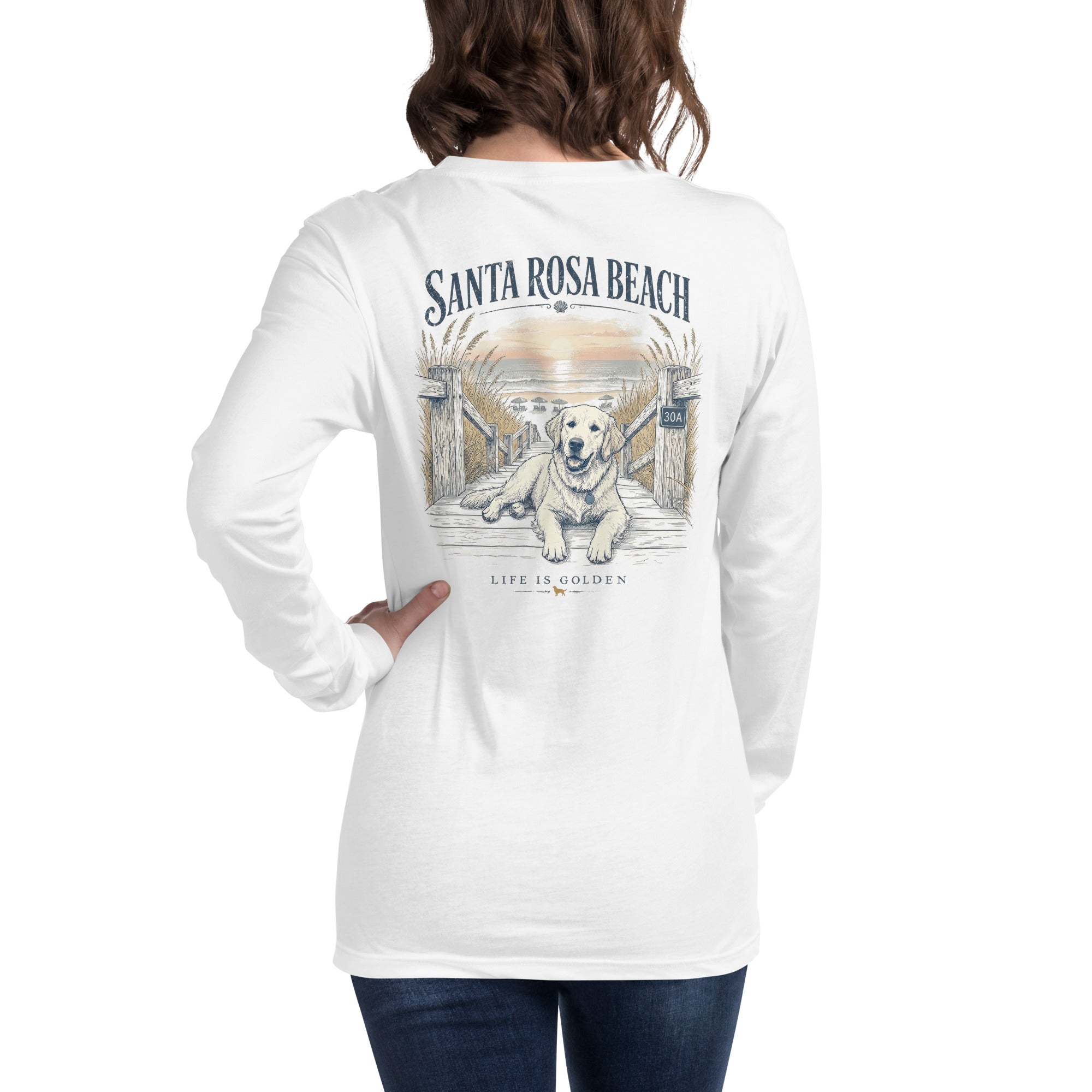 Santa Rosa Beach Unisex Long Sleeve Tee