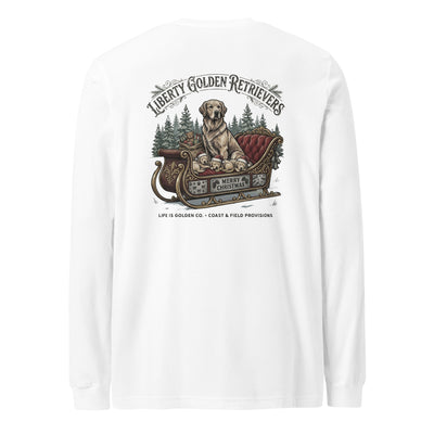 Liberty Goldens Christmas Unisex Long Sleeve Tee