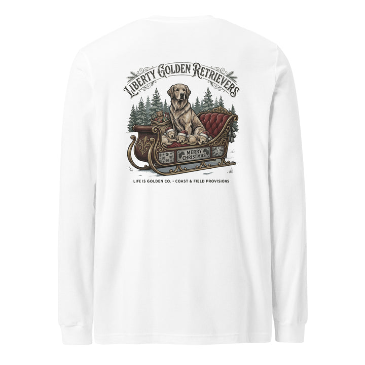 Liberty Goldens Christmas Unisex Long Sleeve Tee
