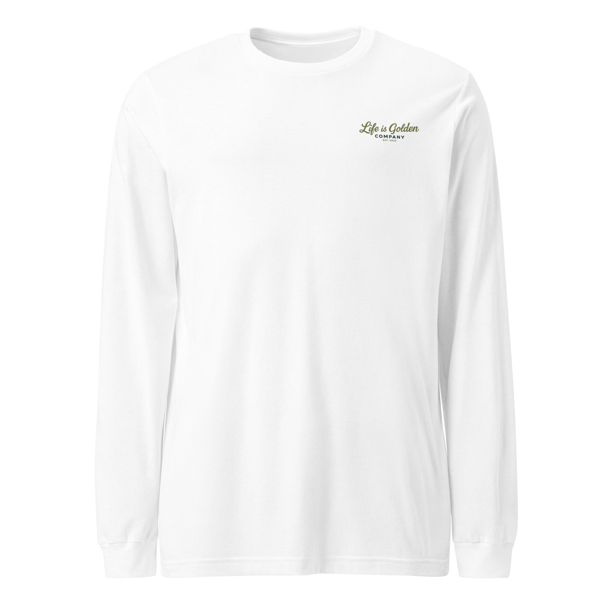 White Stone Goldens Unisex Long Sleeve Tee