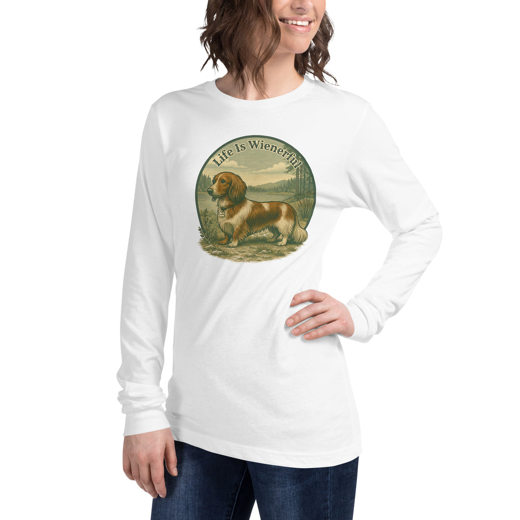 Life is Wienerful Unisex Long Sleeve Tee