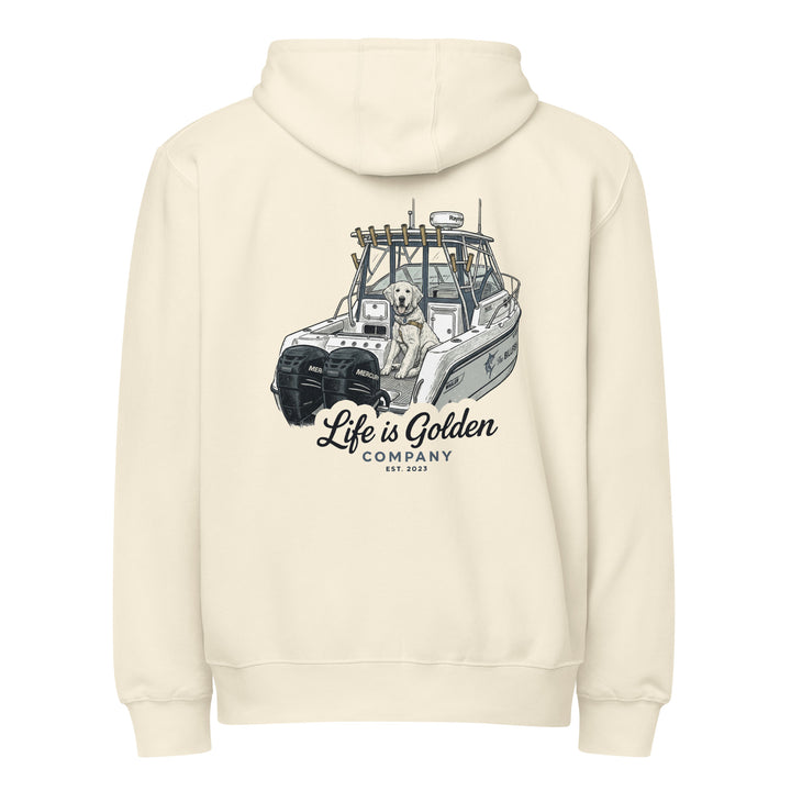 Boat Life full zip hoodie