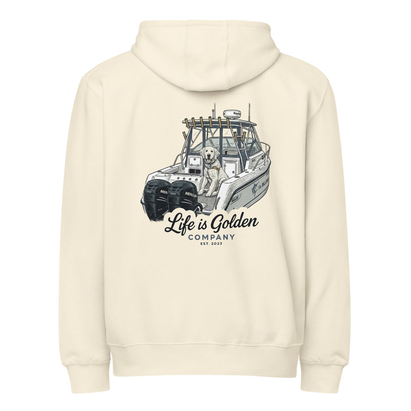 Boat Life full zip hoodie