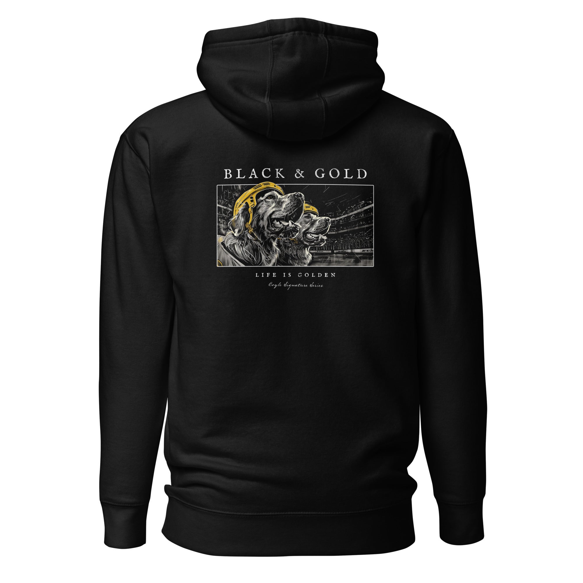 Black &amp; Gold Hoodie