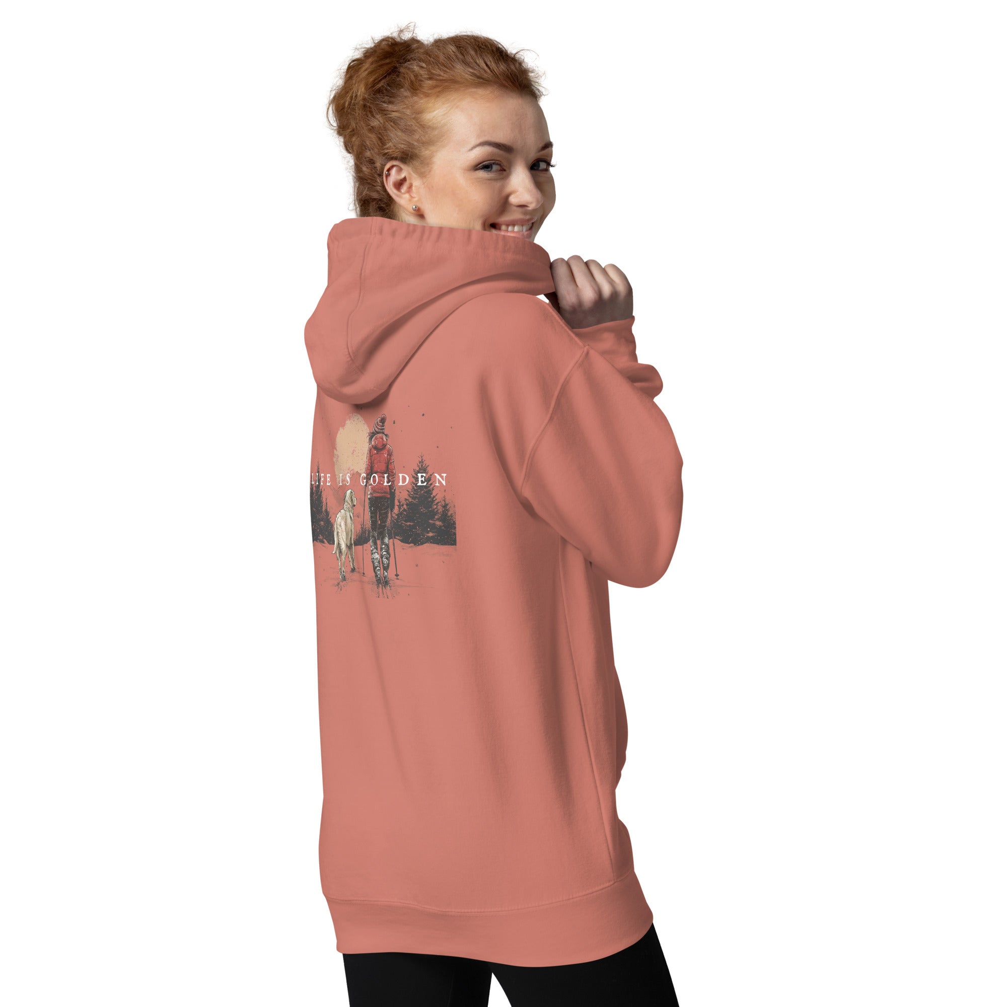 Golden Sunset XC Ski Hoodie