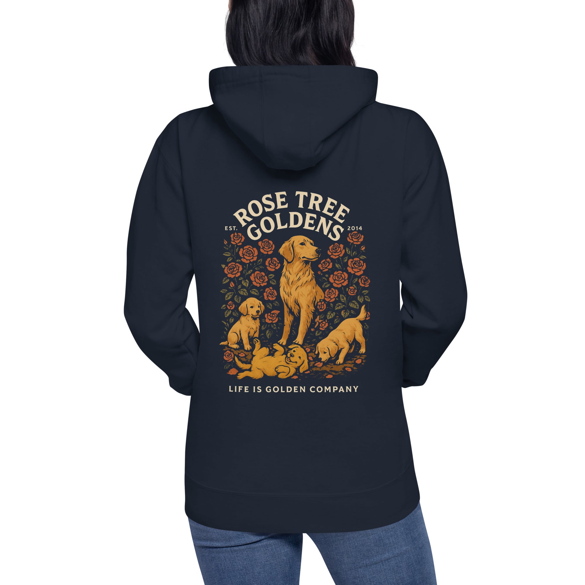 Rose Tree Goldens Custom Hoodie