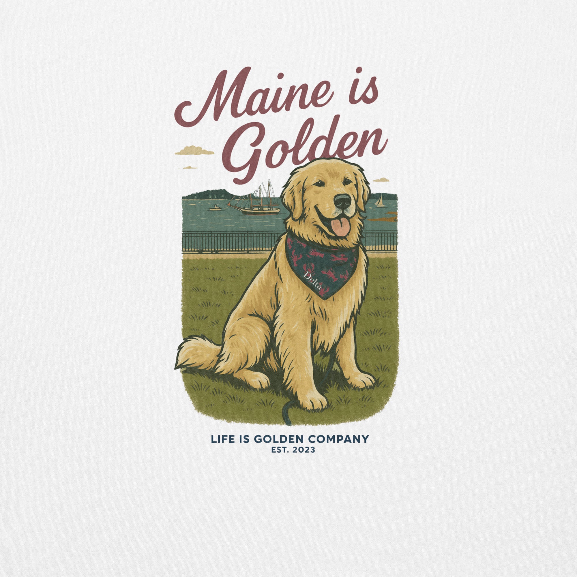 Maine is Golden Hoodie