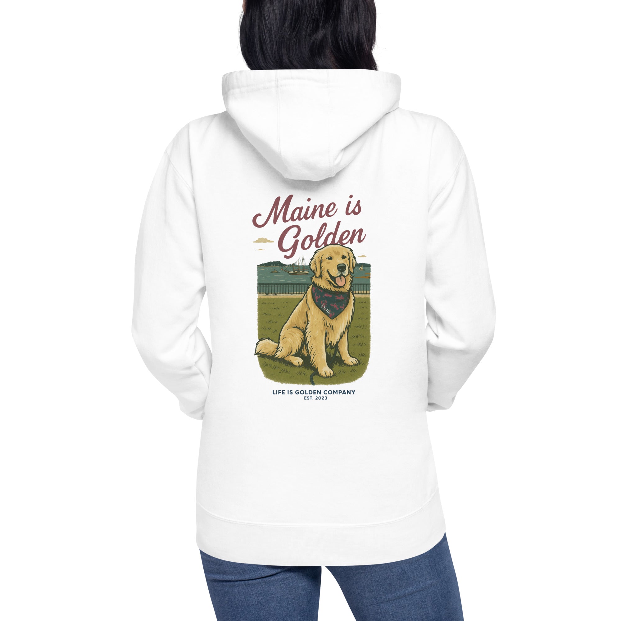 Maine is Golden Hoodie