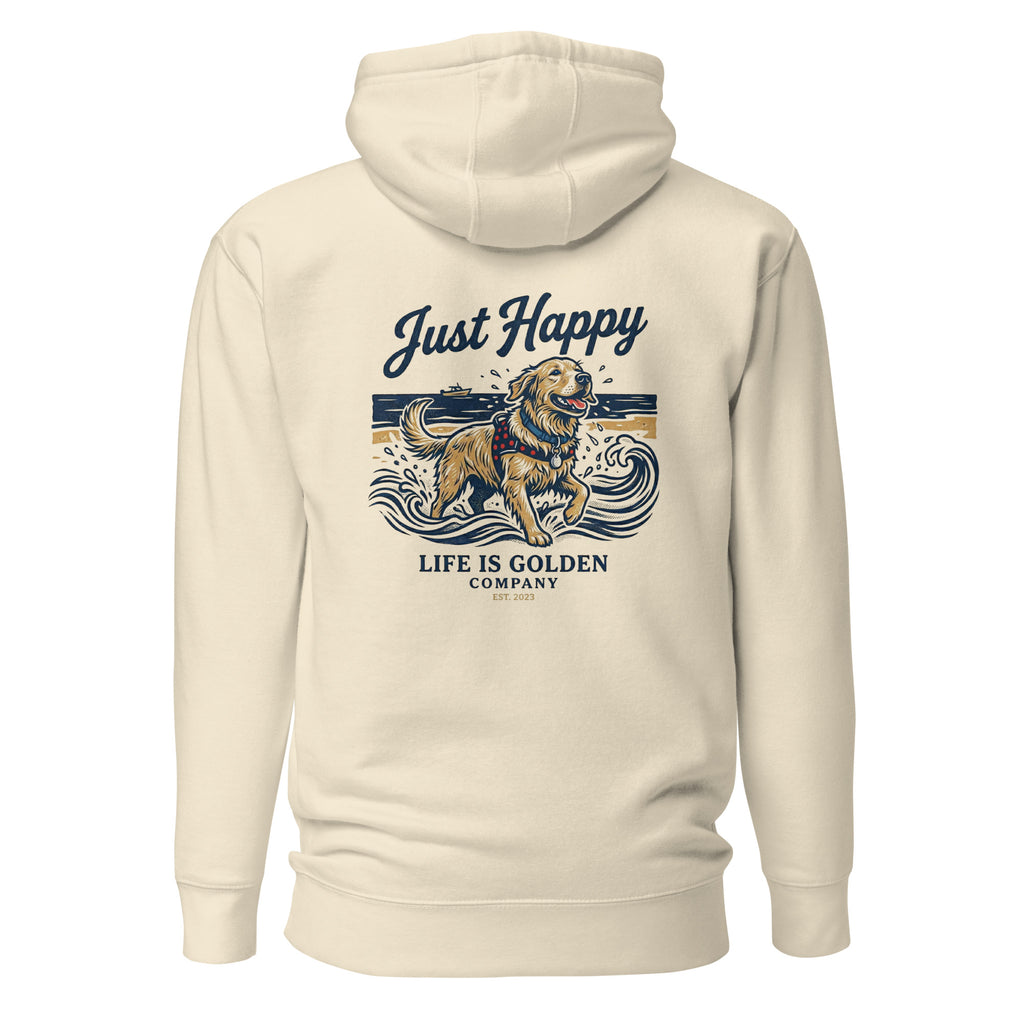 Just Happy Unisex Hoodie