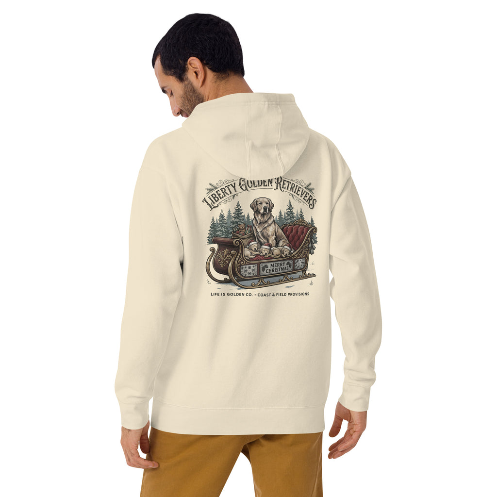 Liberty Goldens Christmas Unisex Hoodie