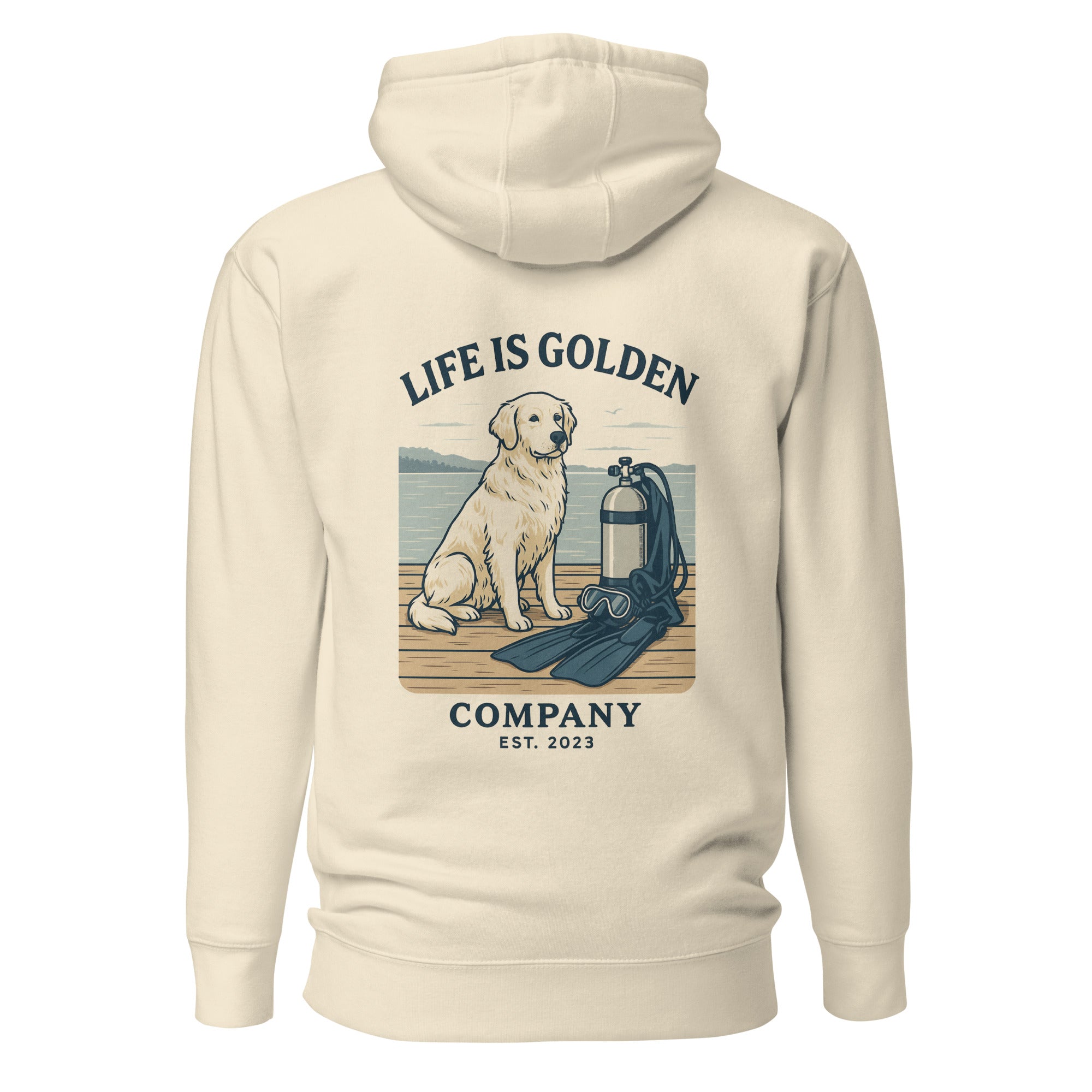 Scuba Pup Unisex Hoodie