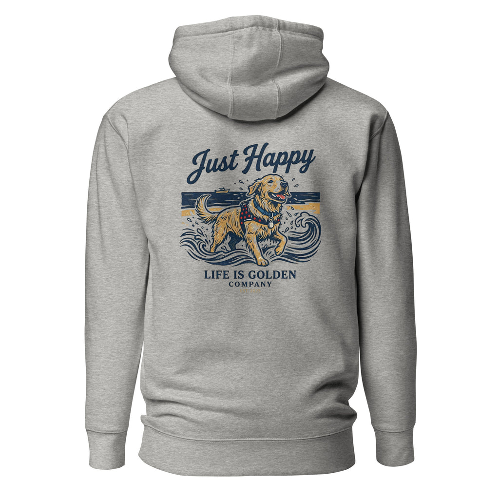 Just Happy Unisex Hoodie