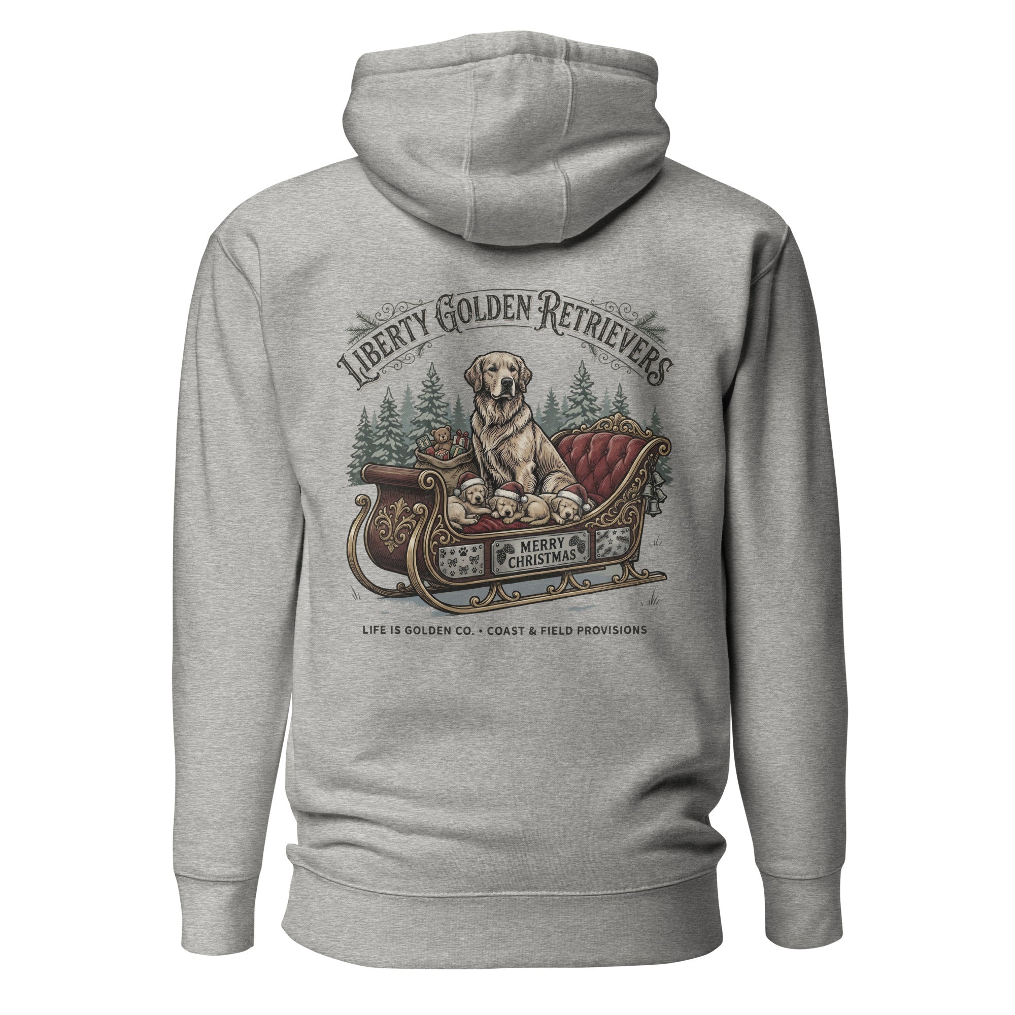 Liberty Goldens Christmas Unisex Hoodie