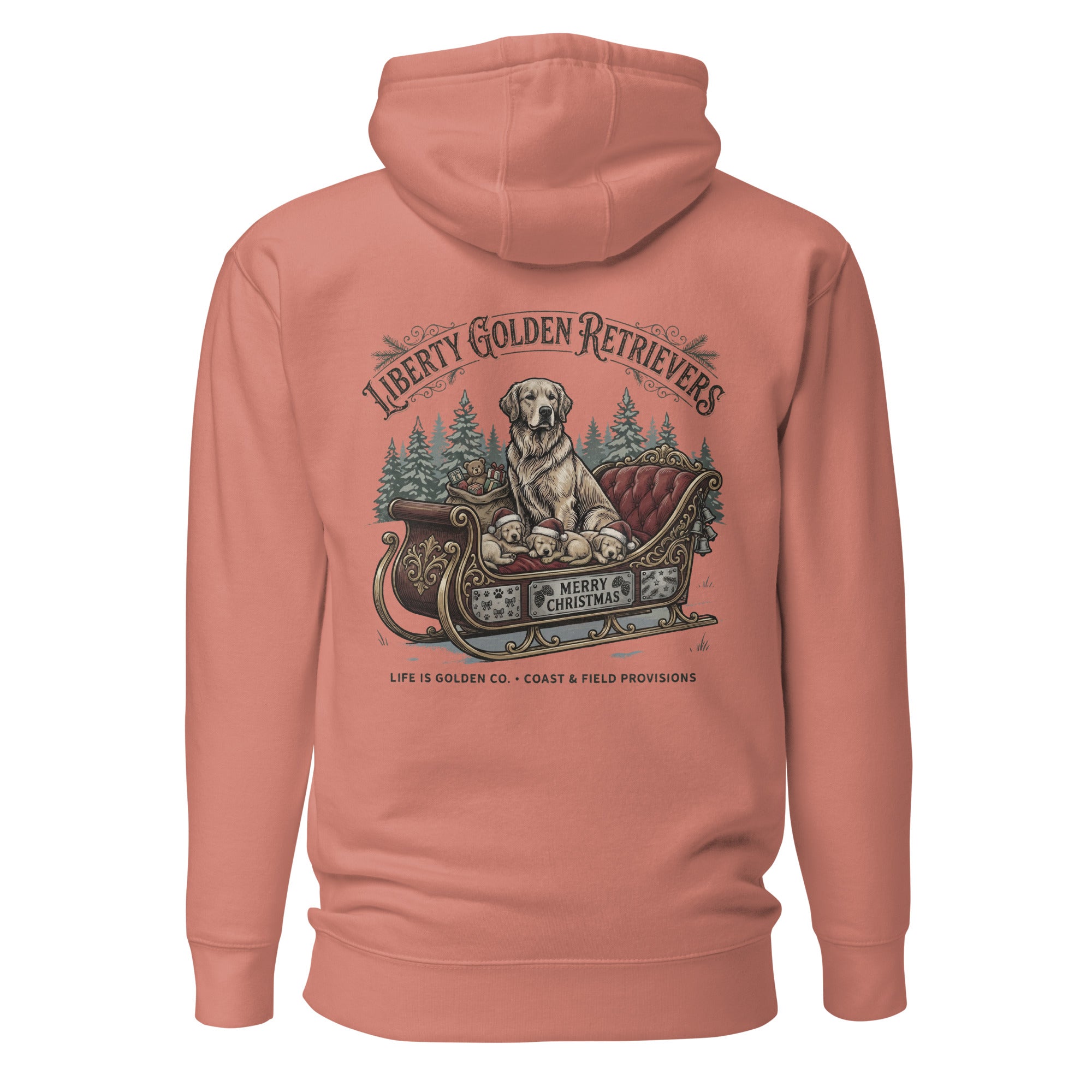 Liberty Goldens Christmas Unisex Hoodie