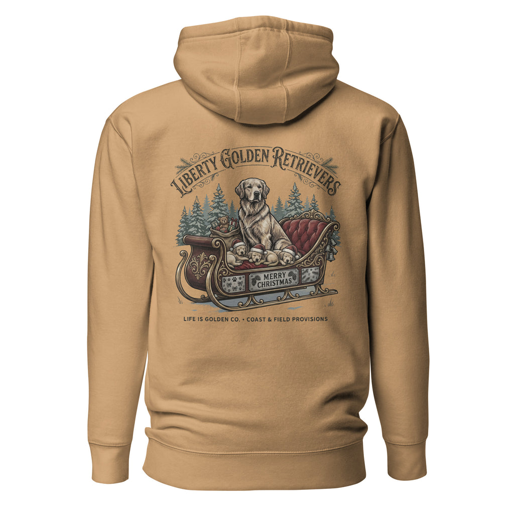 Liberty Goldens Christmas Unisex Hoodie