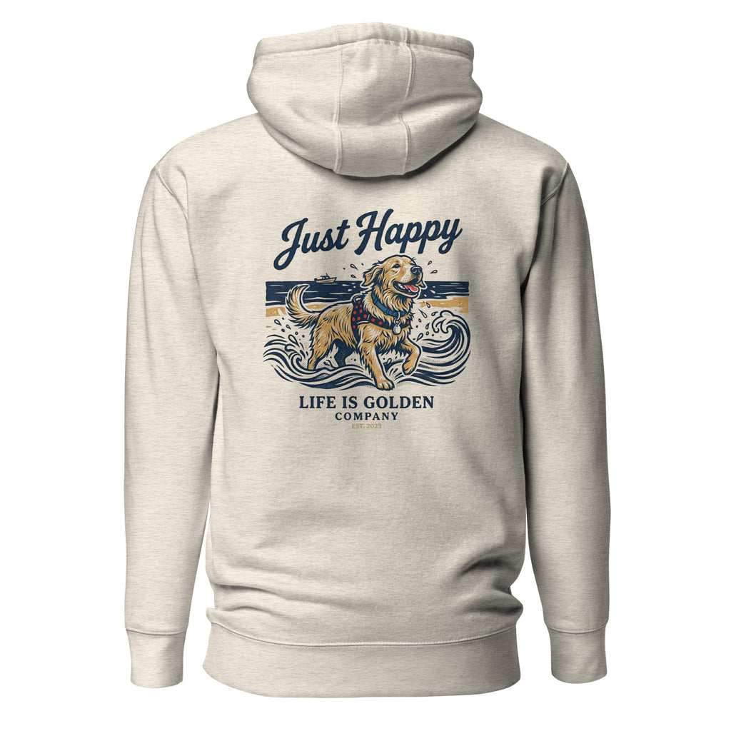 Just Happy Unisex Hoodie